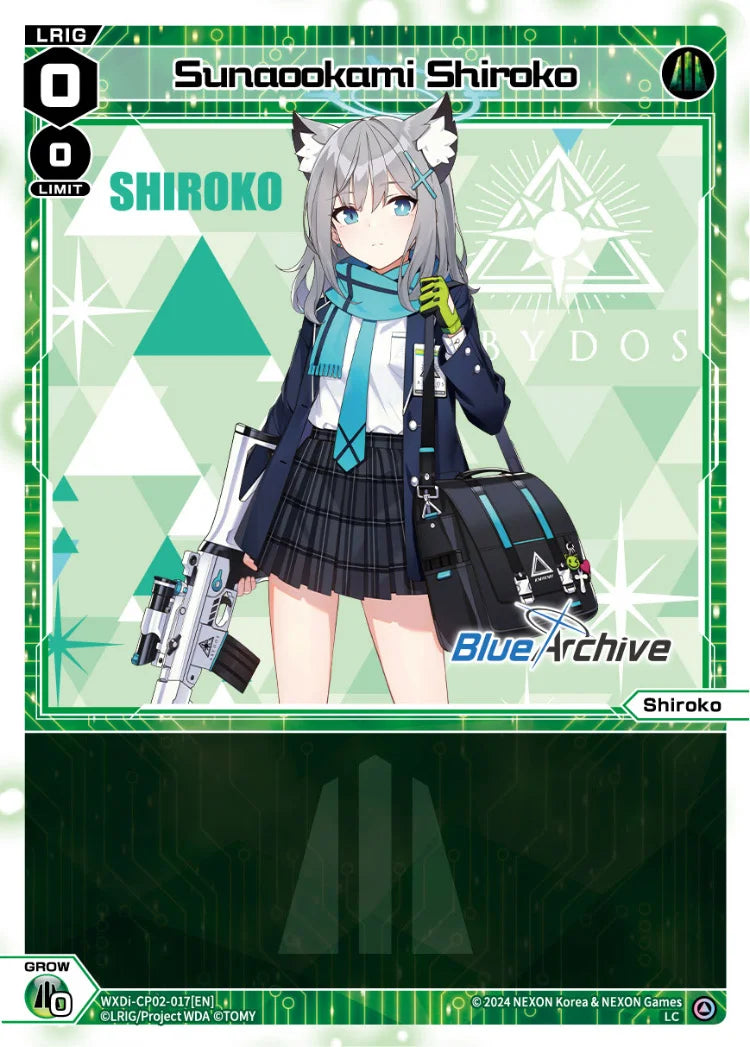 Wixoss - Blue Archive Diva Sunaookami Shiroko