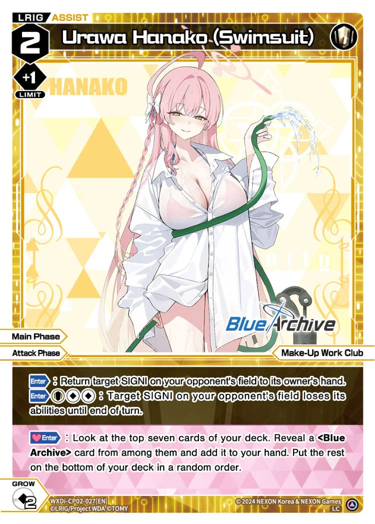 Wixoss - Blue Archive Diva Urawa Hanako (Swimsuit)