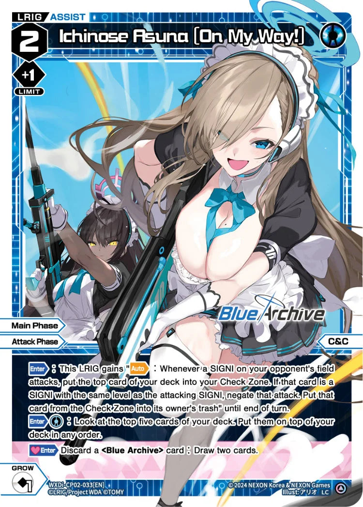 Wixoss - Blue Archive Diva Ichinose Asuna [On My Way!]