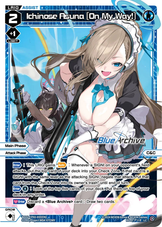 Wixoss - Blue Archive Diva Ichinose Asuna [On My Way!]