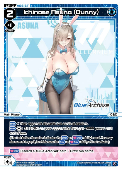 Wixoss - Blue Archive Diva Ichinose Asuna (Bunny)