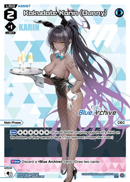 Wixoss - Blue Archive Diva Kakudate Karin (Bunny)
