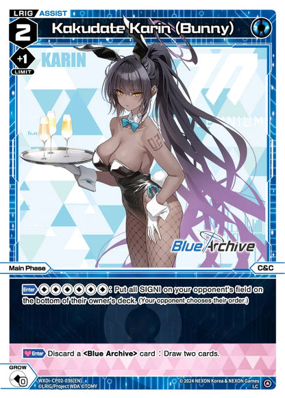 Wixoss - Blue Archive Diva Kakudate Karin (Bunny)