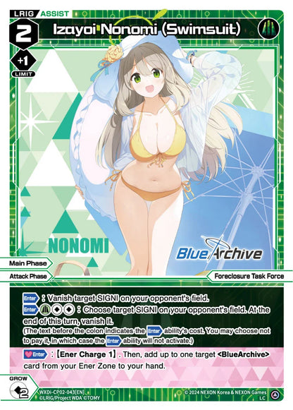 Wixoss - Blue Archive Diva Izayoi Nonomi (Swimsuit)