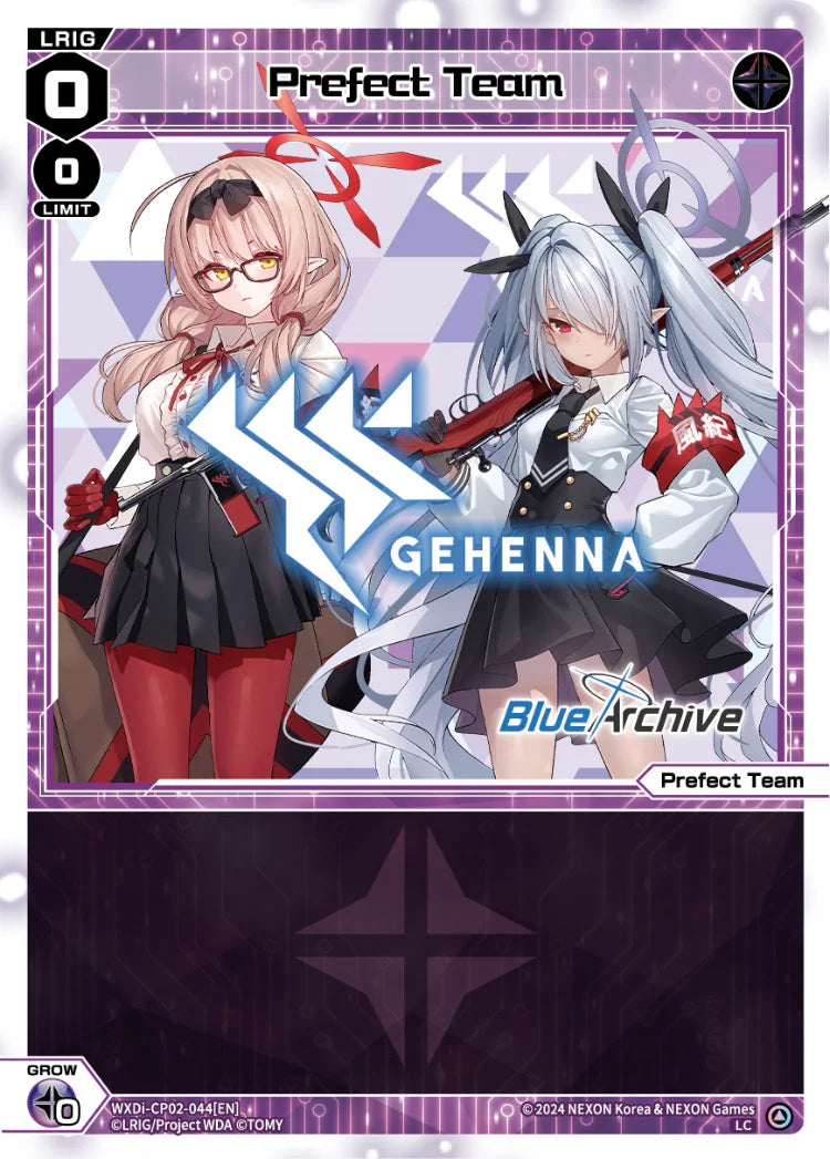 Wixoss - Blue Archive Diva Prefect Team