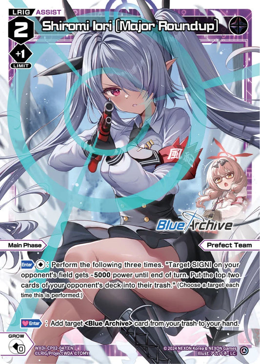 Wixoss - Blue Archive Diva Shiromi Iori [Major Roundup]