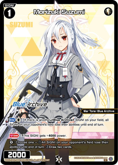 Wixoss - Blue Archive Diva Morizuki Suzumi