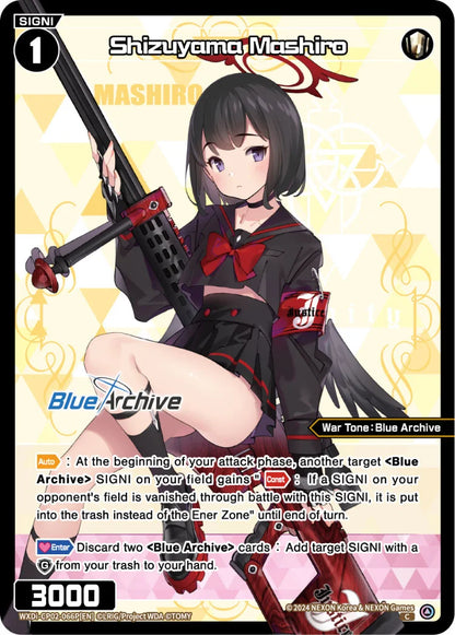 Wixoss - Blue Archive Diva Shizuyama Mashiro