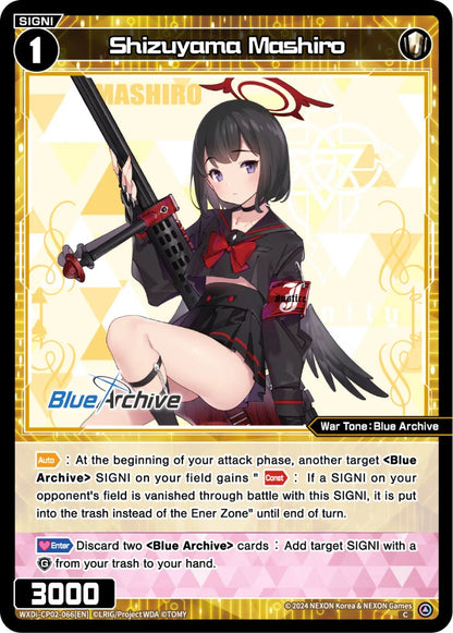 Wixoss - Blue Archive Diva Shizuyama Mashiro