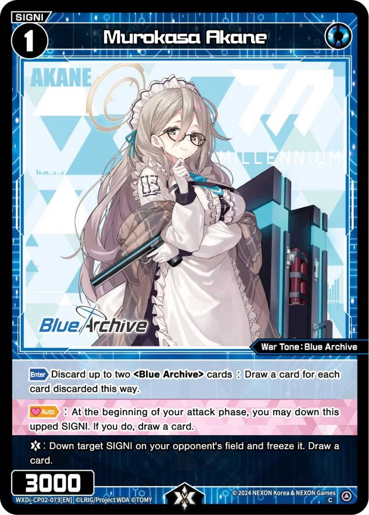 Wixoss - Blue Archive Diva Murokasa Akane