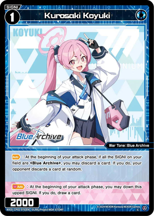 Wixoss - Blue Archive Diva Kurosaki Koyuki