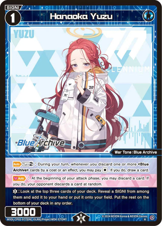Wixoss - Blue Archive Diva Hanaoka Yuzu