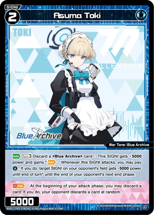 Wixoss - Blue Archive Diva Asuma Toki