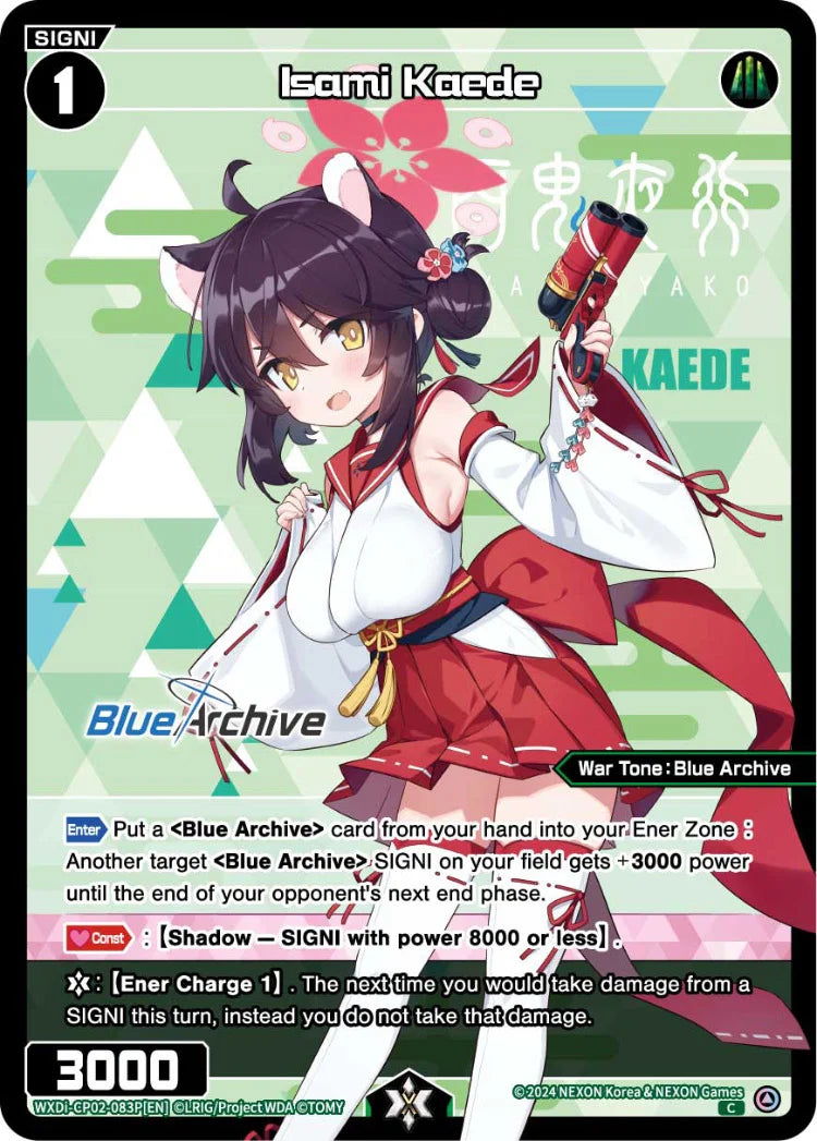 Wixoss - Blue Archive Diva Isami Kaede