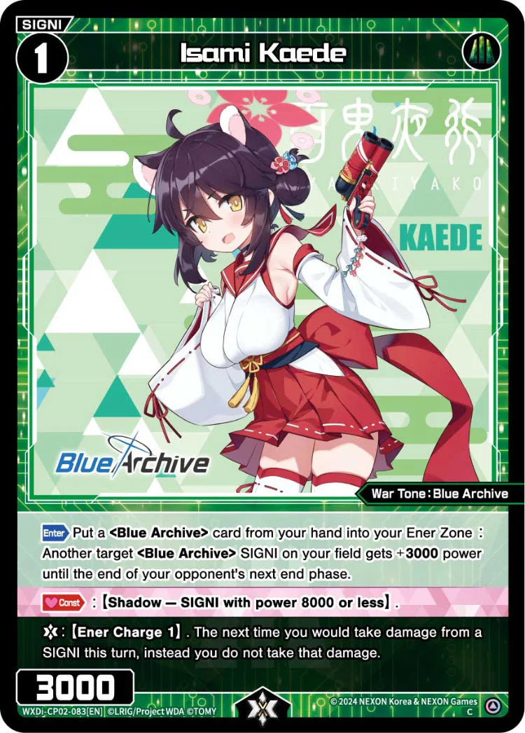 Wixoss - Blue Archive Diva Isami Kaede