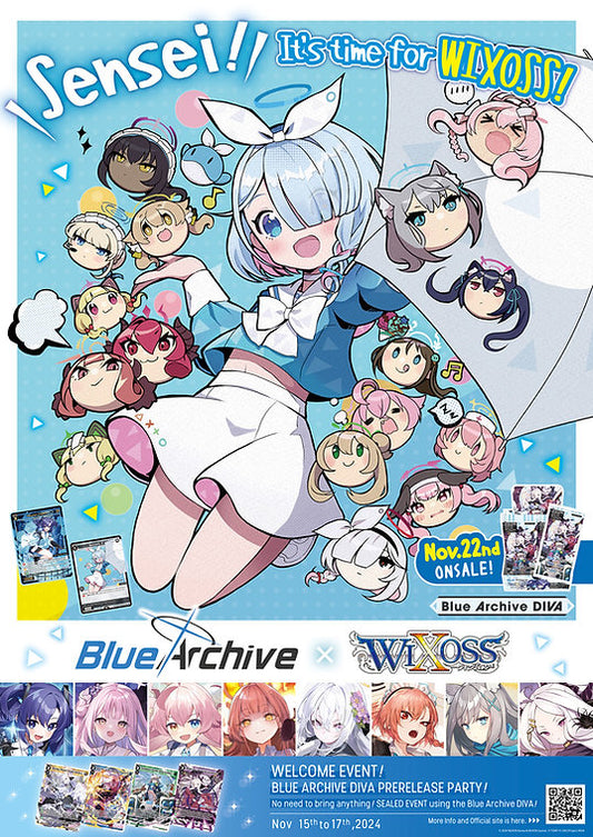 PRE-ORDER WiXoss Booster Blue Archive DIVA (English Edition)