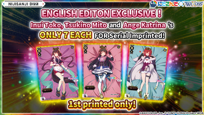 WIXOSS Booster WXDi-CP01 [English] "Nijisanji Diva" Booster Box/Case